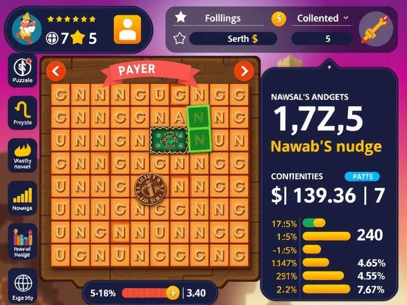 Nawab S Nudge community engagement and player statistics